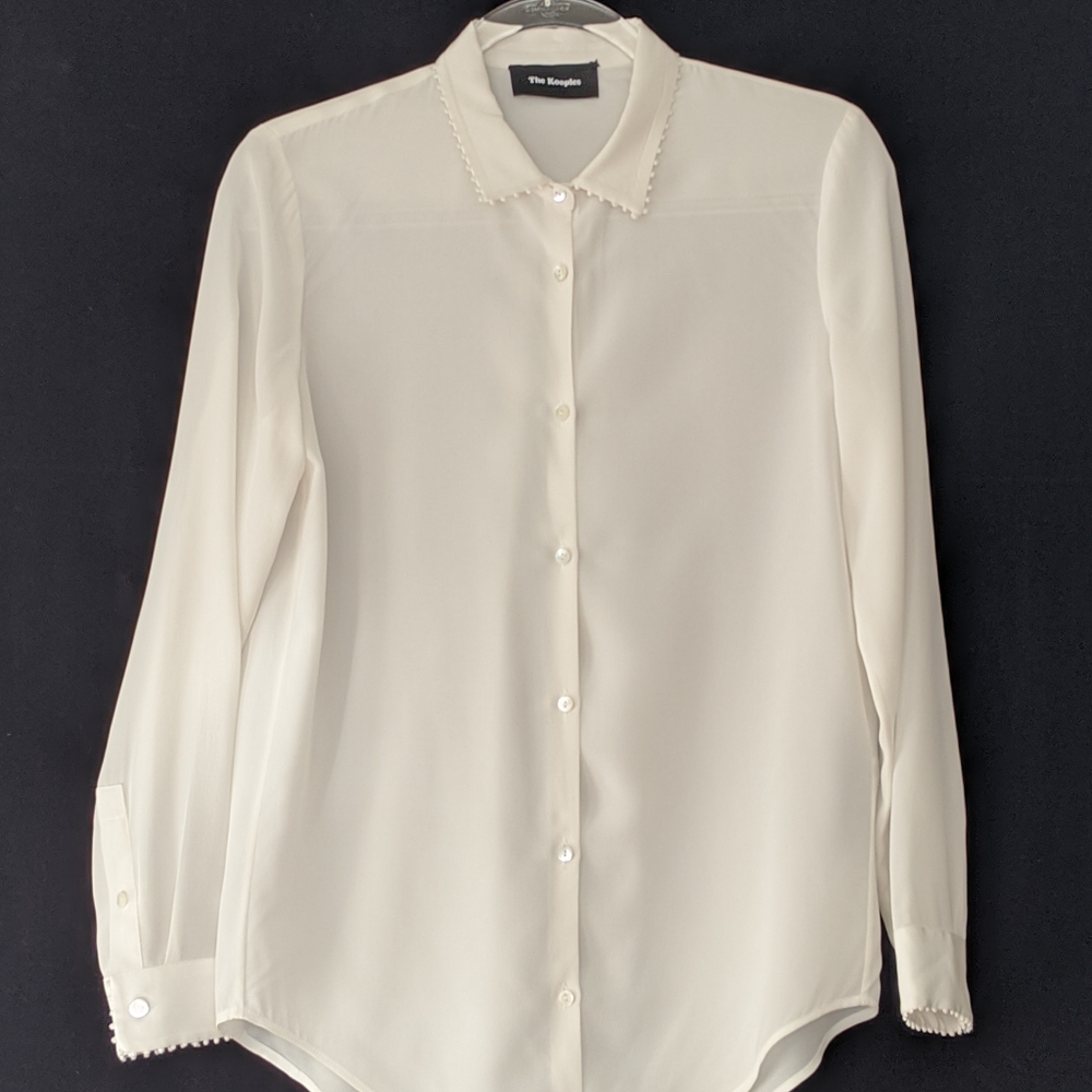 The Kooples Silk Button Down Shirt